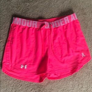 3 for $15/ 5 for $25 Pink UA shorts